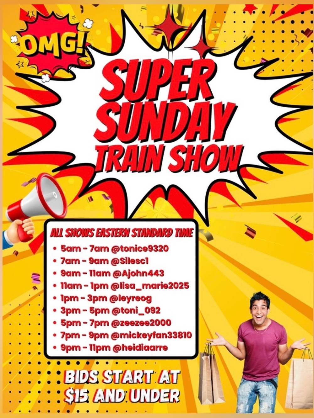 Super Sundays steals and deals train show Coming Soon - Picture 2 of 2